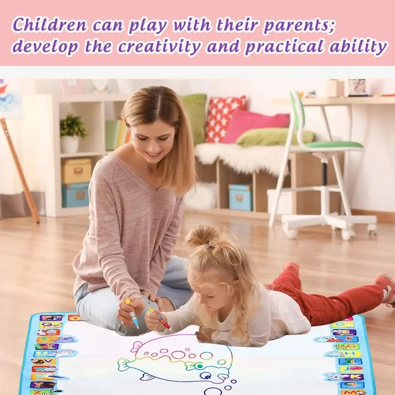 80x60CM Christmas Style Magic Water Doodle Mat Toy