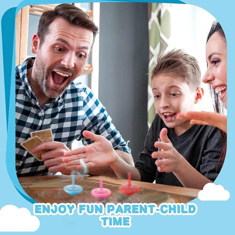 Wooden 30 Children's Spinning Tops