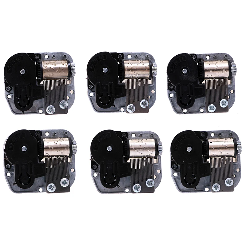 Mechanical DIY Music Box Sankyo Musical Movement + Screws + Black A3