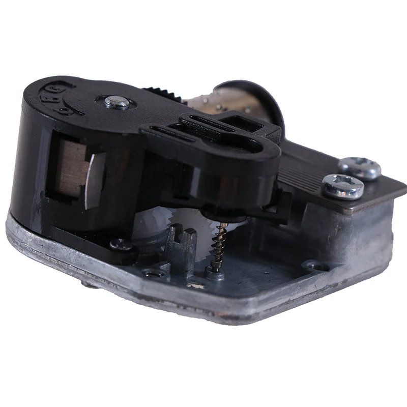 Mechanical DIY Music Box Sankyo Musical Movement + Screws + Black A3