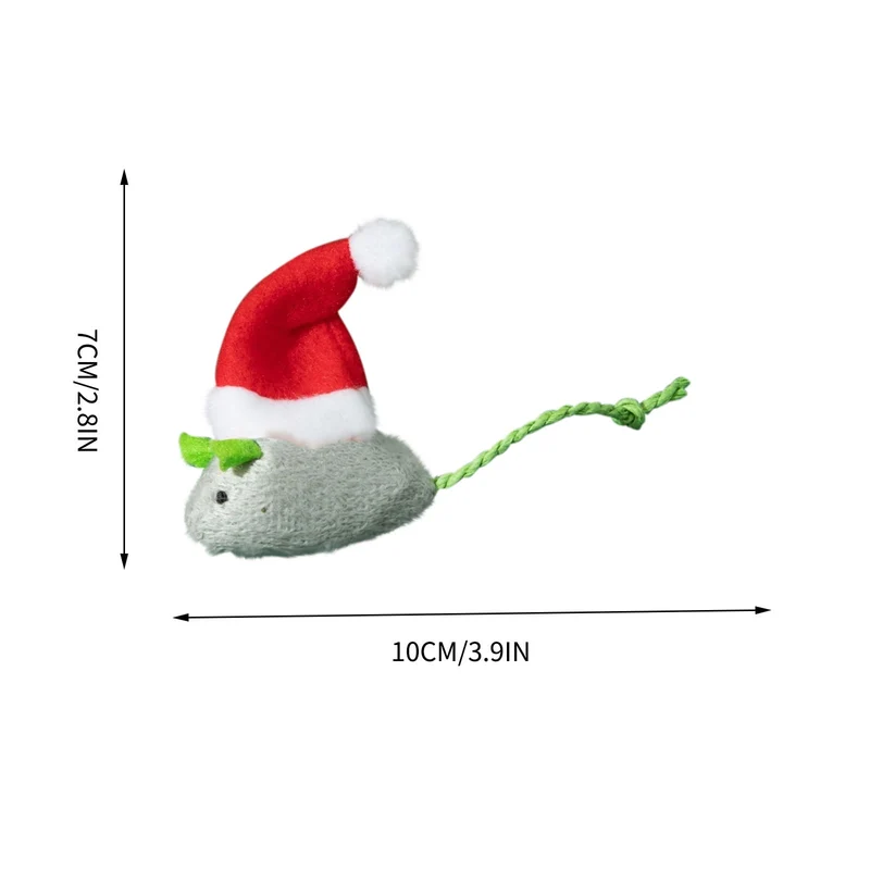 Christmas Catnip Mouse Toy Style A