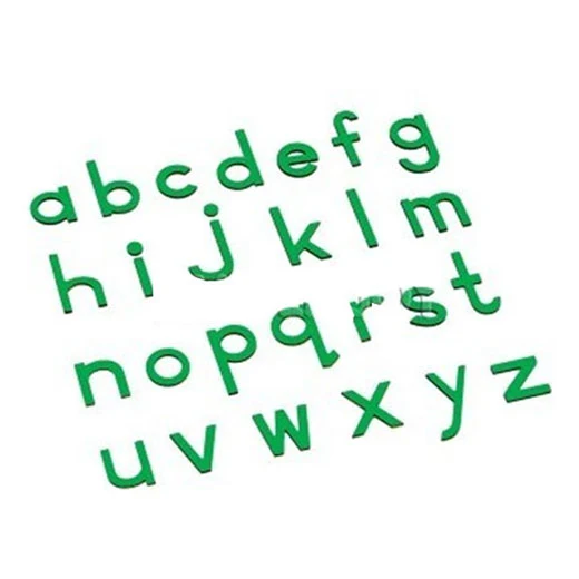 Box for Lowercase Small Movable Alphabet L030