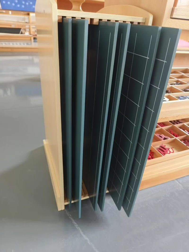 Greenboards with Single Line and Squares (2pcs)
