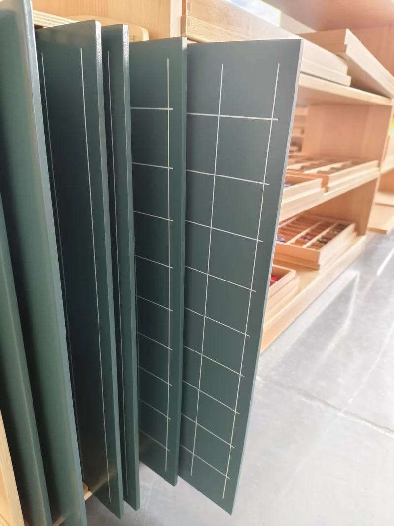 Greenboards with Single Line and Squares (2pcs)