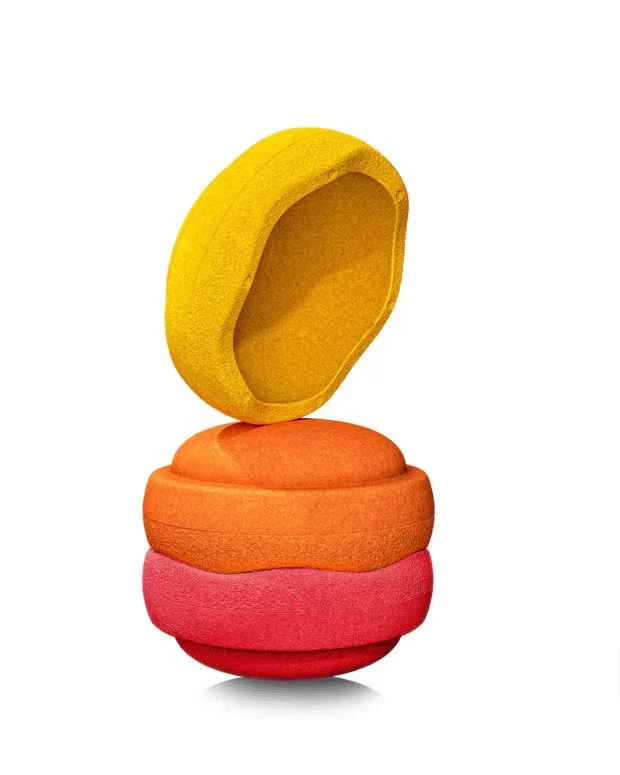 Rainbow River Crossing Stone Children's Sensory Training Equipment Balance Foot Stone Early Education Center Kindergarten Physical Toys