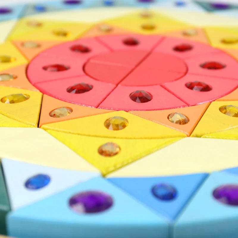 Sunflower gem building block