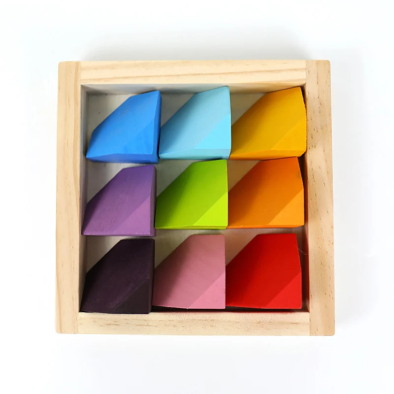 Colorful Corner block 3D puzzle