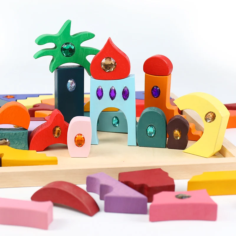 Bright Oriental Diamond Building Blocks