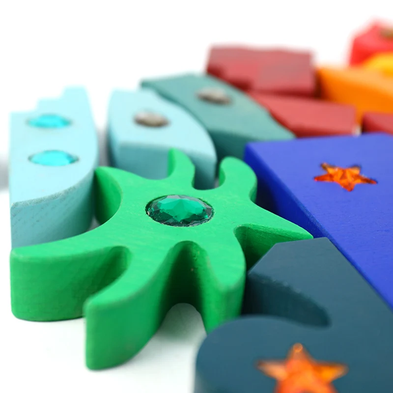 Bright Oriental Diamond Building Blocks