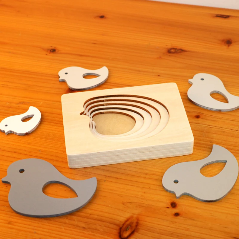 Five-story puzzle (4 pcs a set)