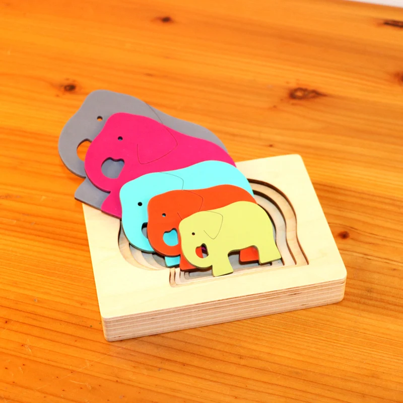Five-story puzzle (4 pcs a set)