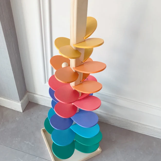 12 rainbow balls with tray