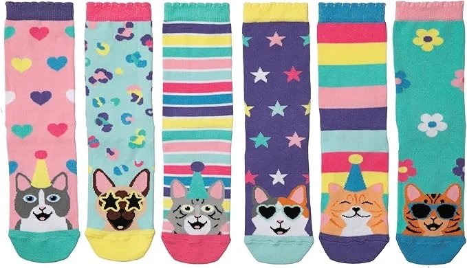 KITTEN HEELS – Coffret 6 Chaussettes Dépareillées | United Oddsocks | Taille 37-42