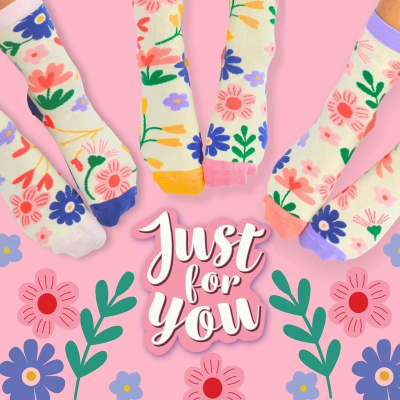 JUSTE POUR VOUS – Coffret 6 Chaussettes Dépareillées | United Oddsocks | Taille 37-42