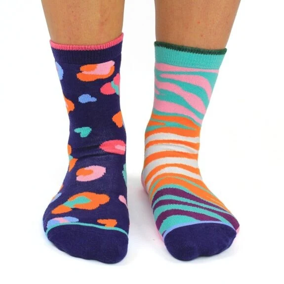 Coffret Chaussettes Dépareillées – 6 Chaussettes Fantaisie | United Oddsocks (UK 4–8 / EU 37–42)