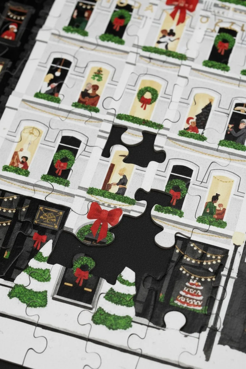 Puzzle 1000 pièces – Christmas London Scène de Noël à Londres Made in France 🇫🇷