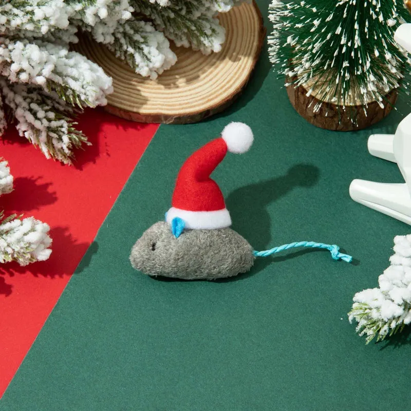 Christmas Catnip Mouse Toy Style B