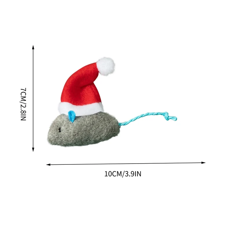Christmas Catnip Mouse Toy Style B