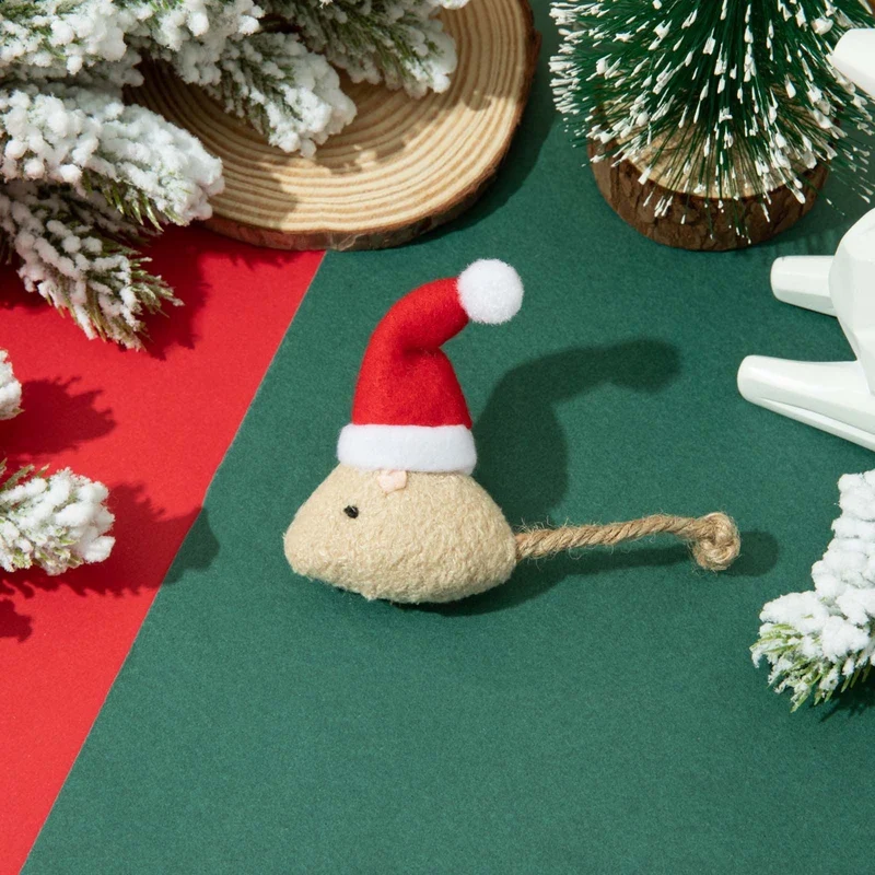 Christmas Catnip Mouse Toy Style C