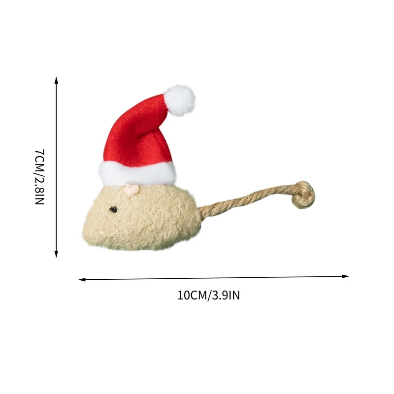 Christmas Catnip Mouse Toy Style C
