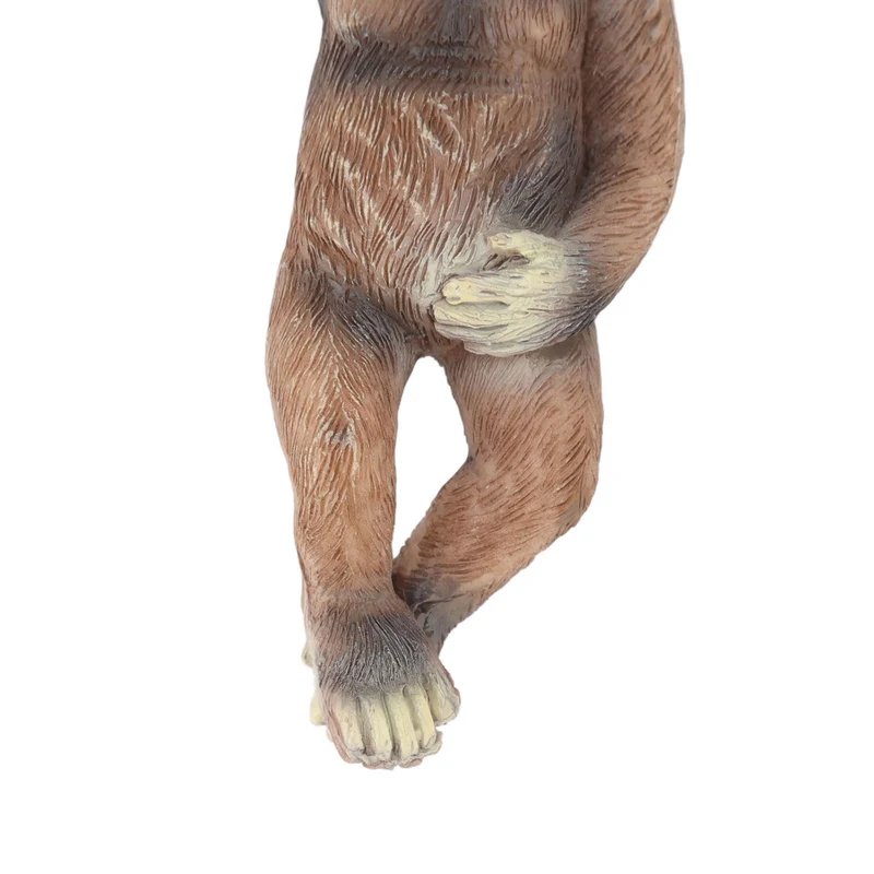 Baby Monkey Hanging Statue Exquisite Carving Resin Brown Monkey