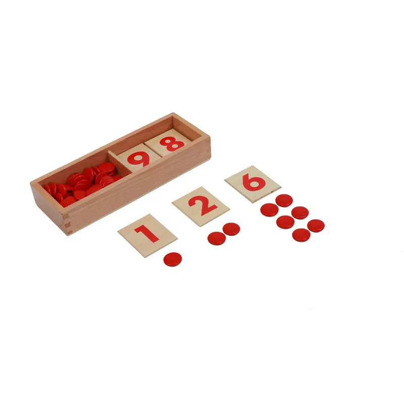 Adena Montessori Mathematical Materials Cards & Counters Montessori Math Toys