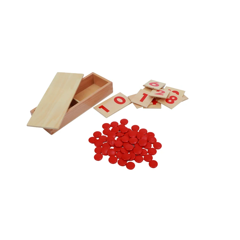 Adena Montessori Mathematical Materials Cards & Counters Montessori Math Toys