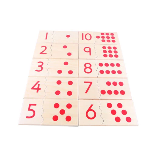 Adena Montessori Mathematical Materials Number Puzzle 1-10