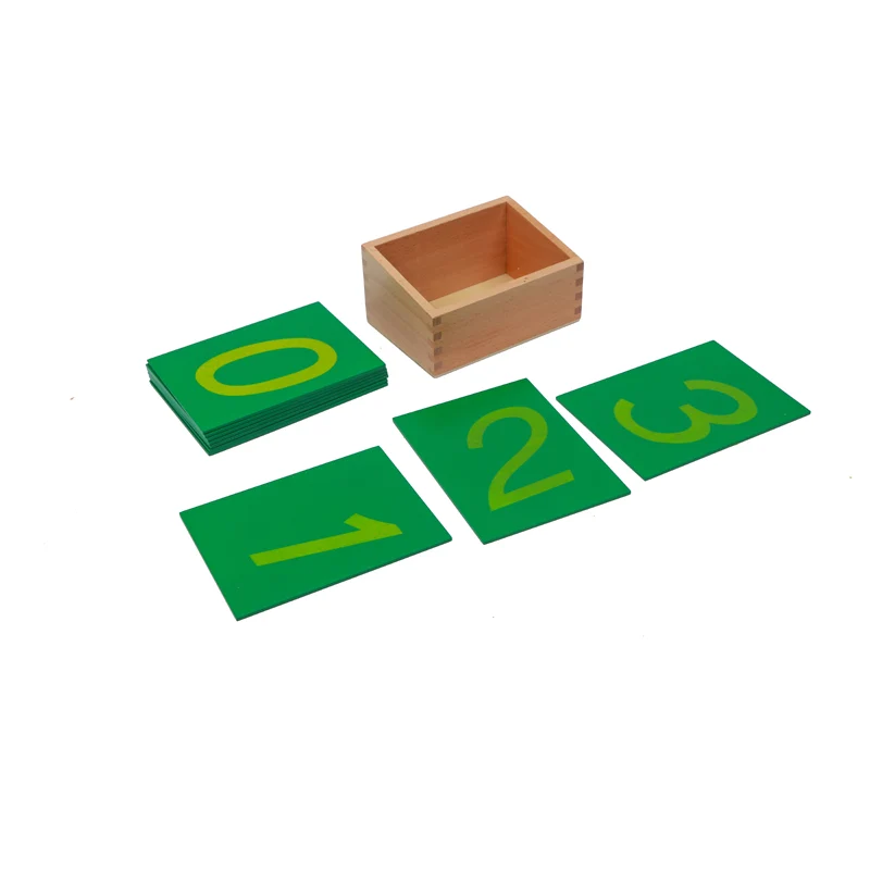 Adena Montessori Materials Sandpaper Numbers With Box Montessori Math Toys