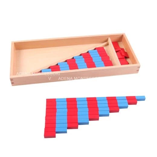Adena Montessori Materials Small Numerical Rods Montessori Math Toys