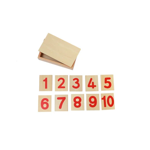 Adena Montessori Printed Numerals with Box Educational Materials