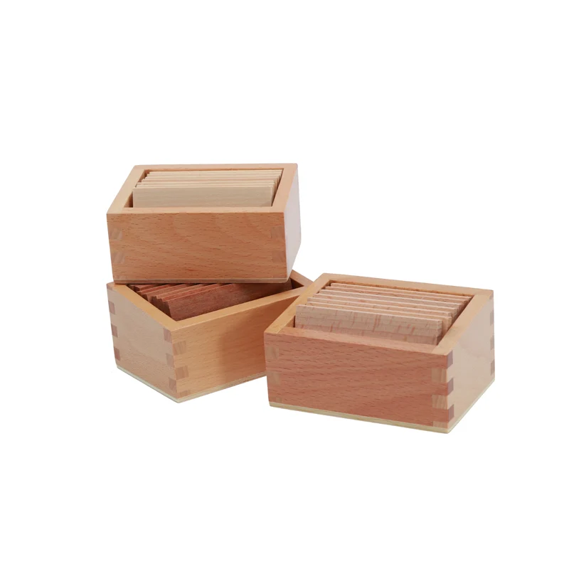 Adena Montessori Baric Tablets with Box Educational Wooden Tools