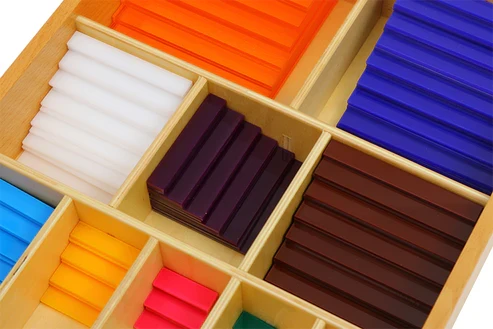 Adena Montessori Decanomial Squares Montessori Primary Sensorial Material