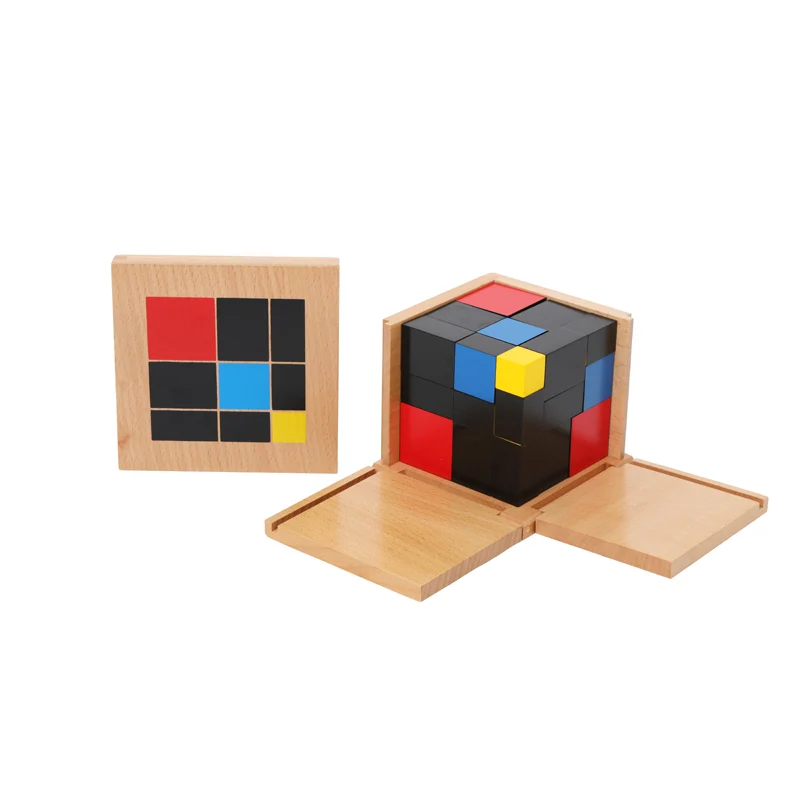 Adena Montessori Trinomial Cube A161Montessori Sensorial Resources Guide