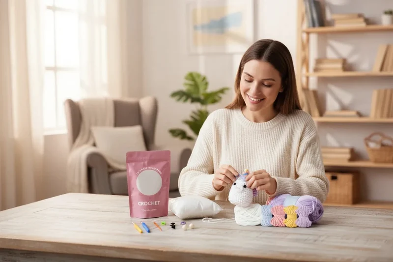 Kit Amigurumi Licorne en crochet