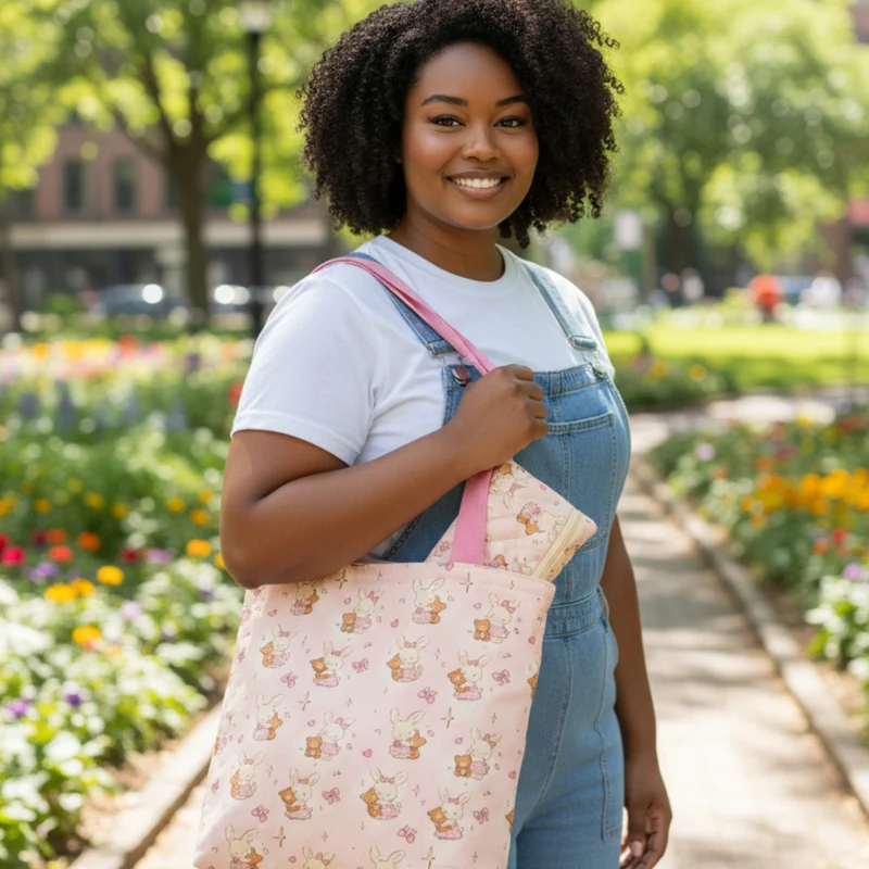 Coffret Kawaï Lapinours Étoilé – Sac & Trousse Idée Cadeau Mignonne