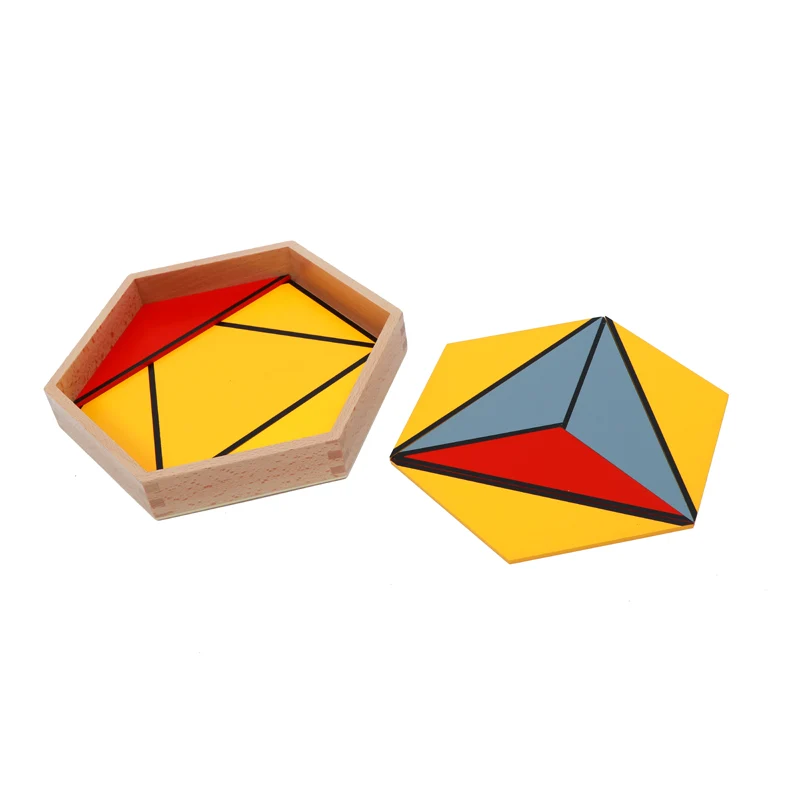 Adena Montessori Constructive Triangles With 3 Boxes Educational Materials