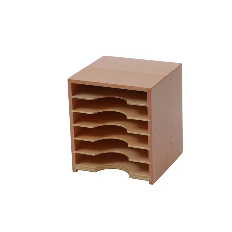 Adena Montessori Geometric Card Cabinet Primary Sensorial Material
