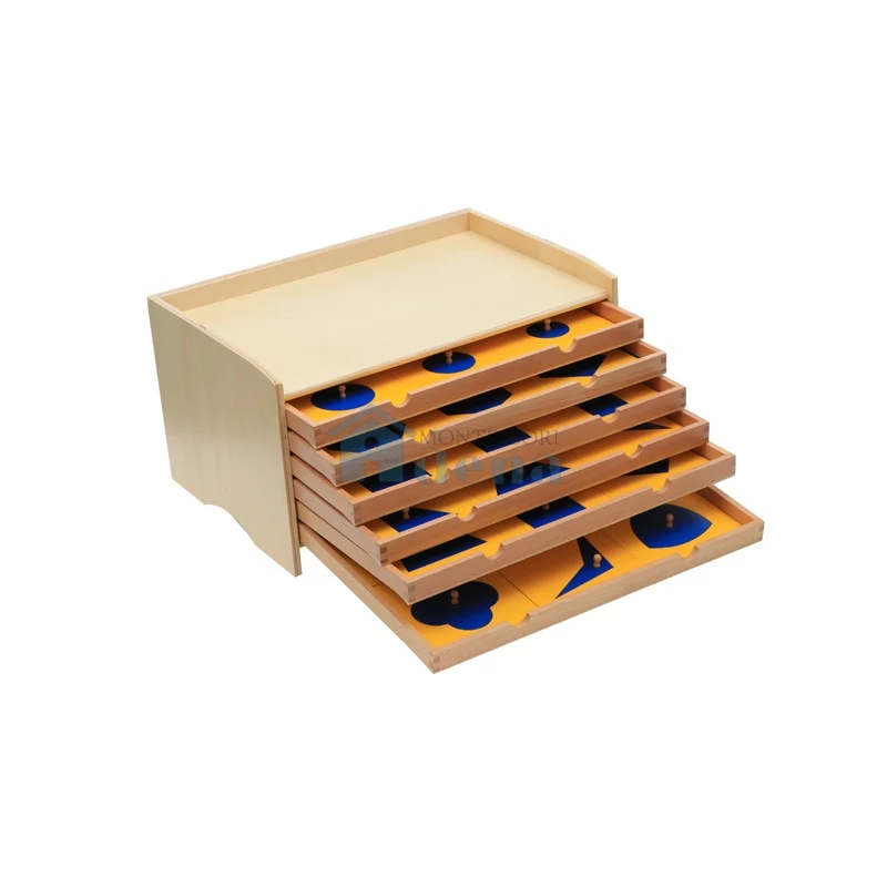 Adena Montessori Geometric Cabinet Montessori Primary Sensorial Material