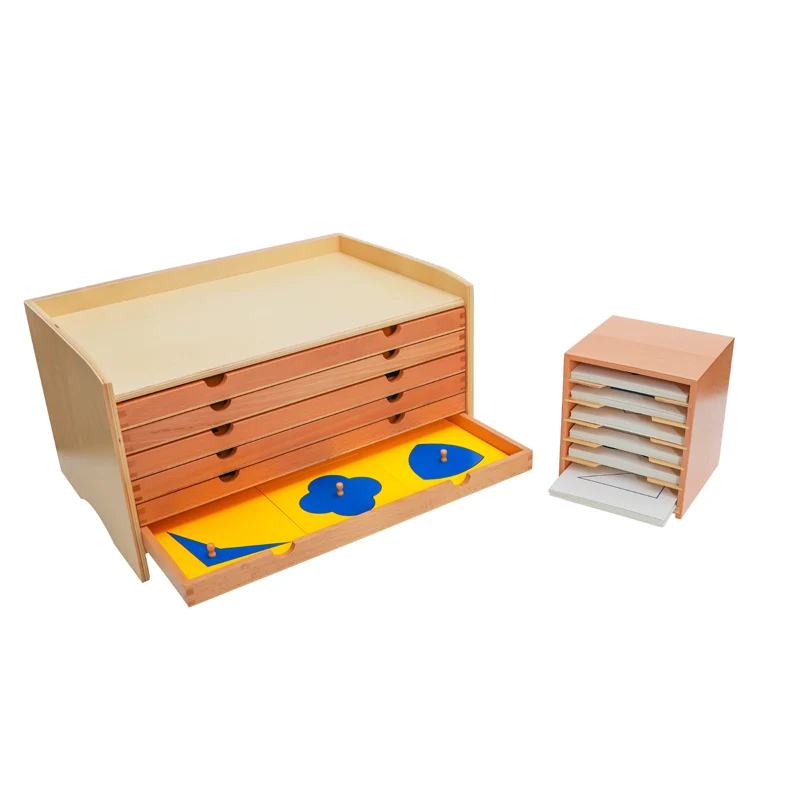 Adena Montessori Geometric Cabinet Montessori Primary Sensorial Material