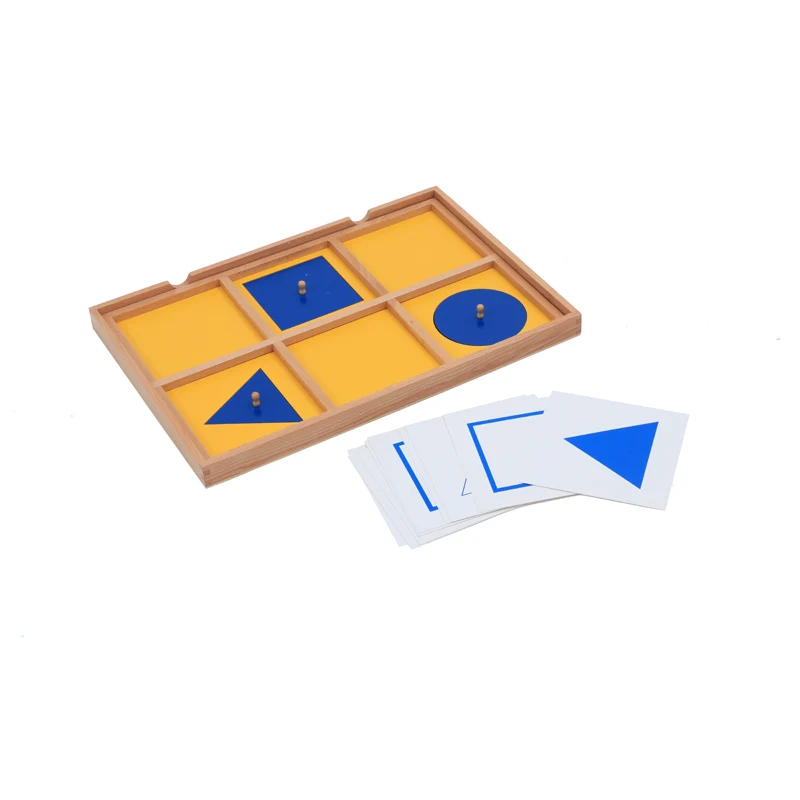 Adena Montessori Geometric Demonstration Tray Montessori Primary Sensorial Material