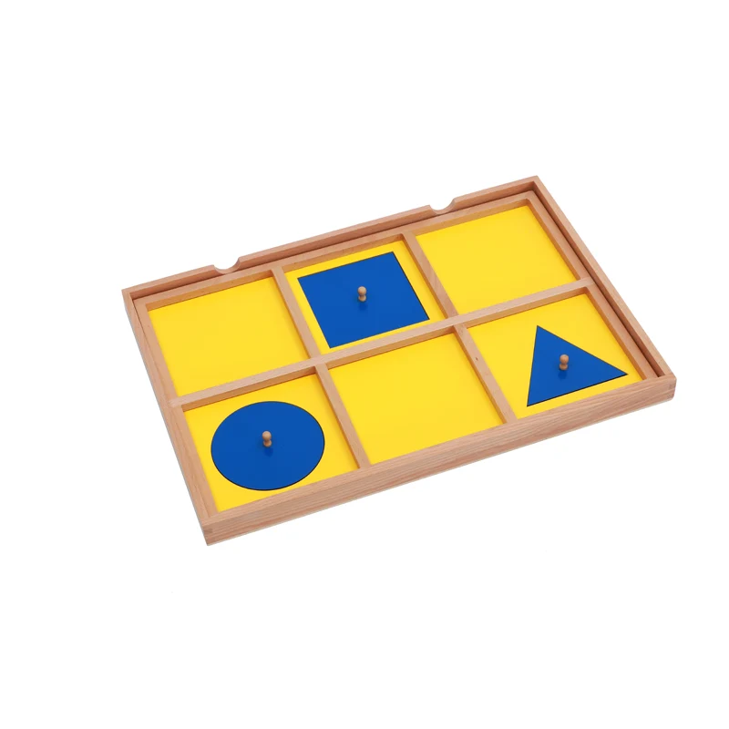 Adena Montessori Geometric Demonstration Tray Montessori Primary Sensorial Material