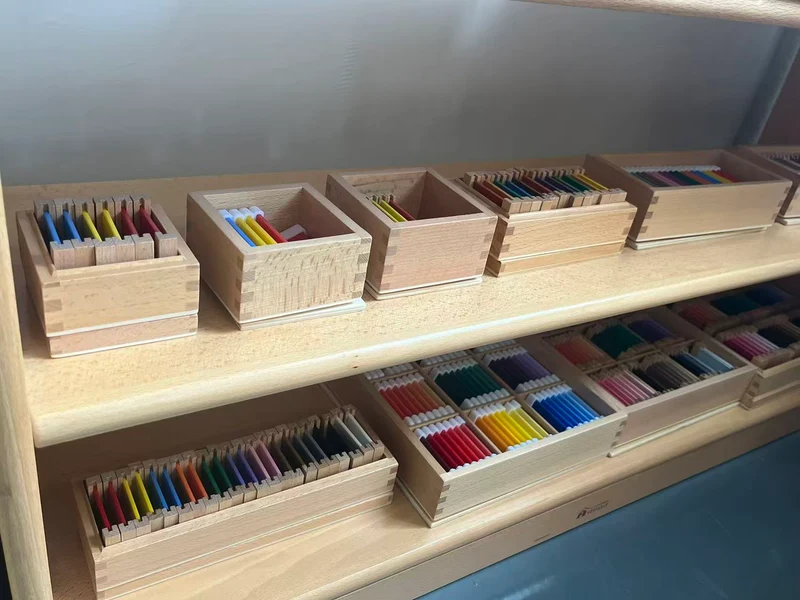 Adena Montessori First Box of Color Tablets Sensorial Educational Tools