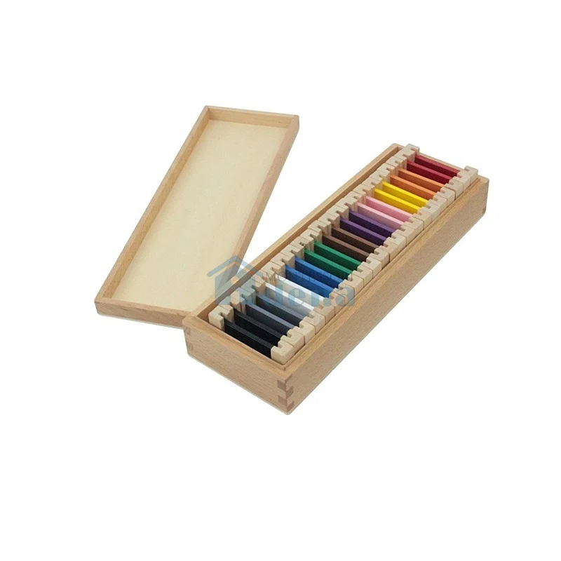 Adena Montessori Color Tablets Montessori Primary Sensorial Color Box Materials