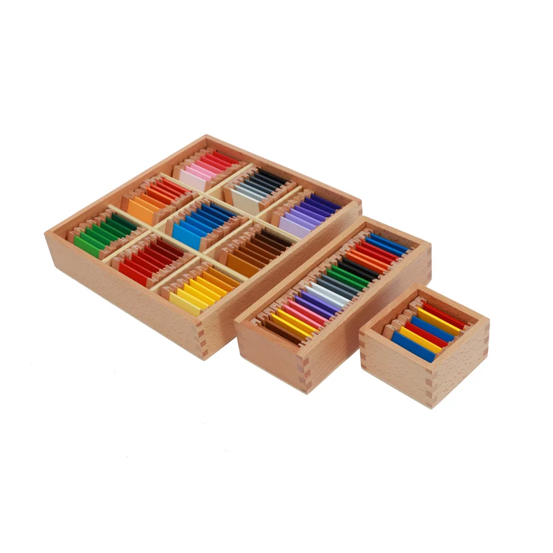 Adena Montessori First Box of Color Tablets Sensorial Educational Tools