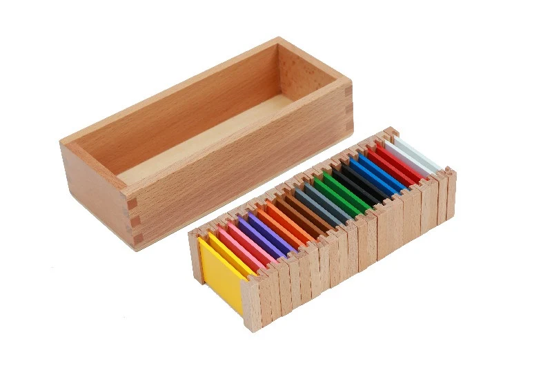 Adena Montessori Second Box of Color Tablets Sensorial Educational Tools