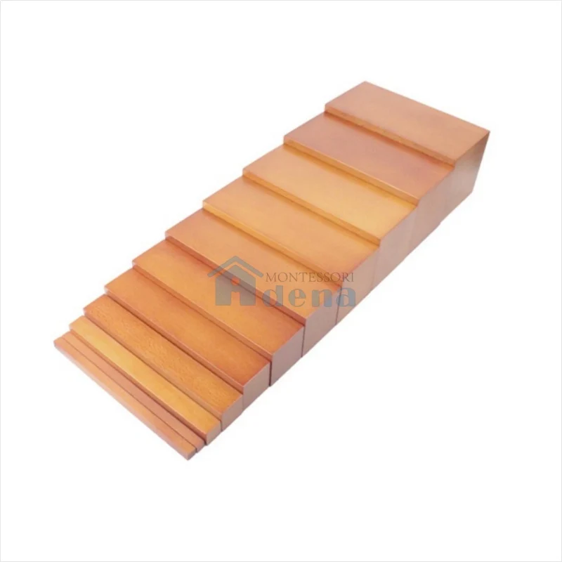 Brown Stair Adena Montessori Educational Wooden Materials