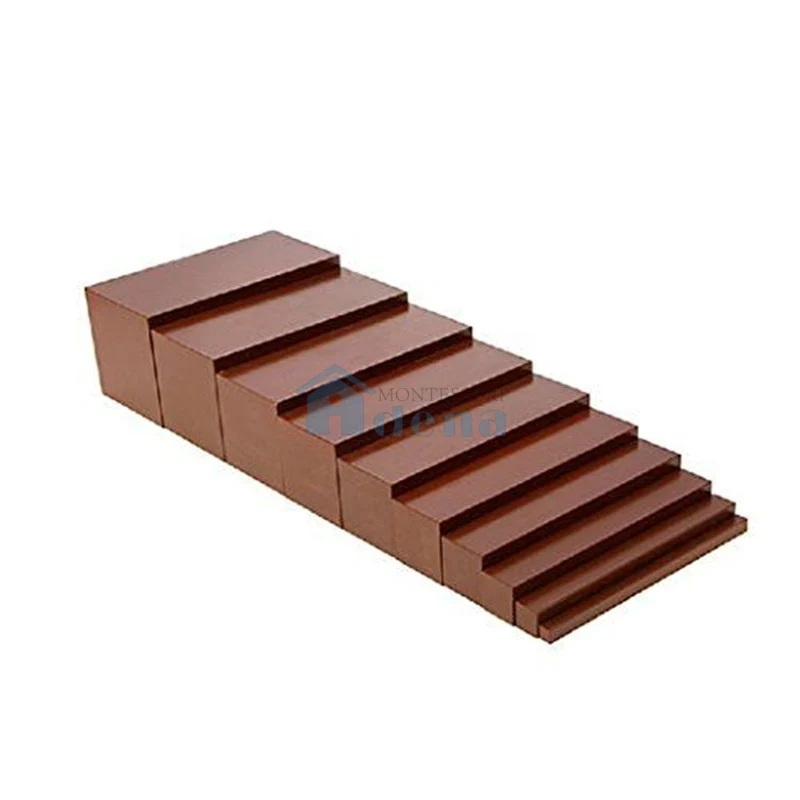 Adena Montessori Brown Stair Educational Wooden Materials