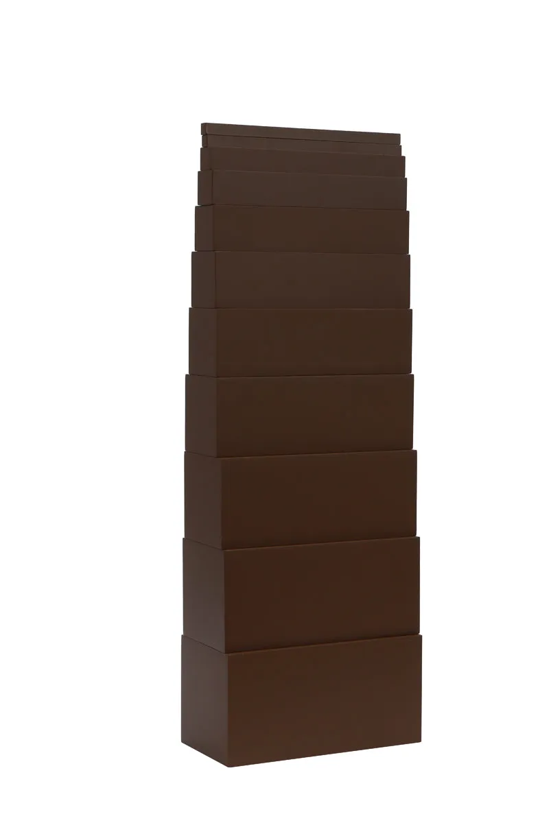 Adena Montessri Mini Brown Stair Educational Wooden Toys