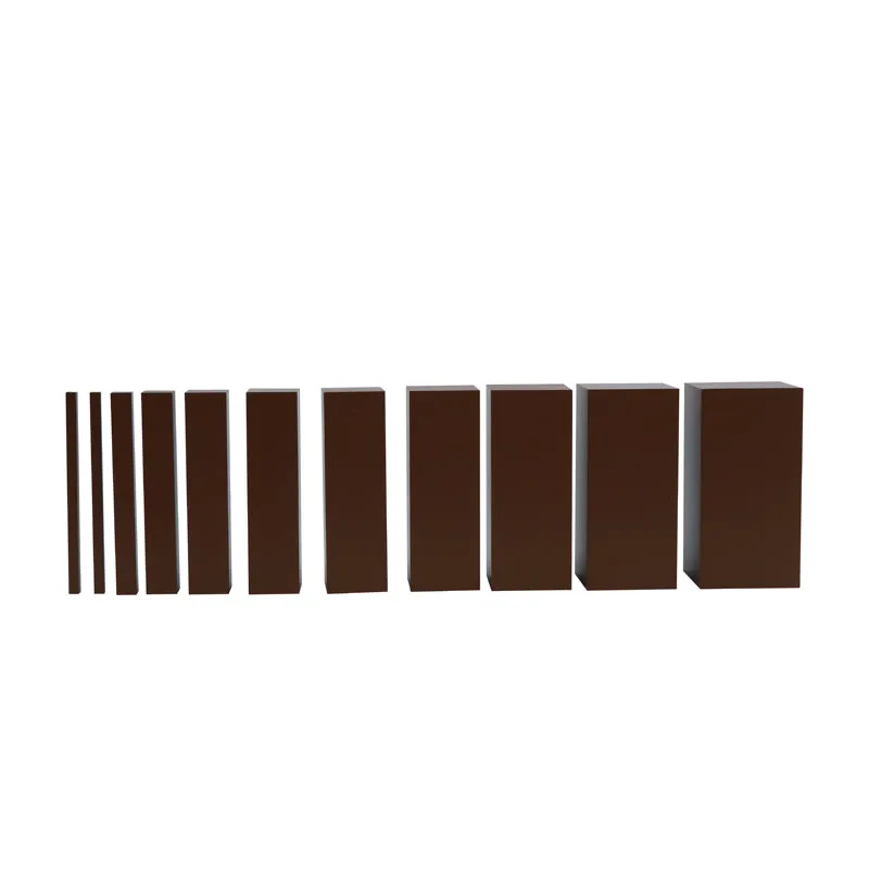 Adena Montessri Mini Brown Stair Educational Wooden Toys